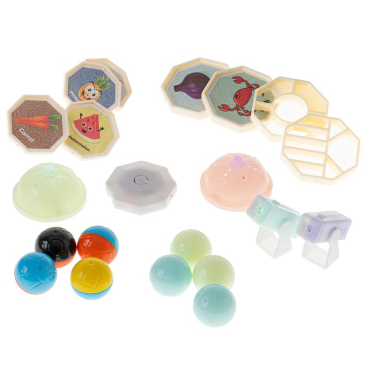 Klocki magnetyczne Marble Run – zestaw 75 elementów z magnetycznymi torami i świecącymi kulkami, edukacyjna zabawka dla dzieci 3+