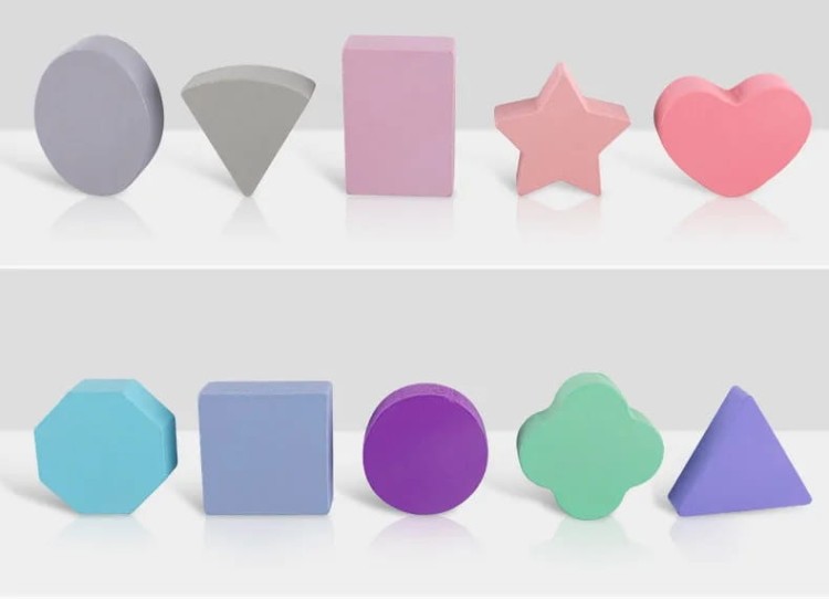 figury geometryczne do układanki montessori