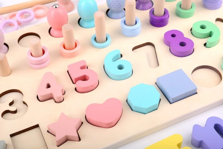 Pastelowa układanka magnetyczna Natolitoys – bezpieczna i kreatywna zabawka dla przedszkolaków