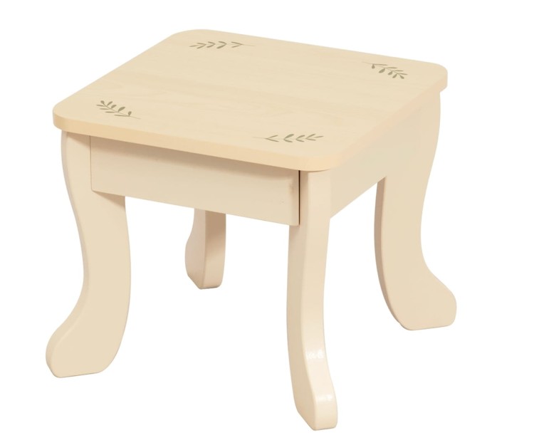 krzesełko do toaletki drewnianej dla dzieci