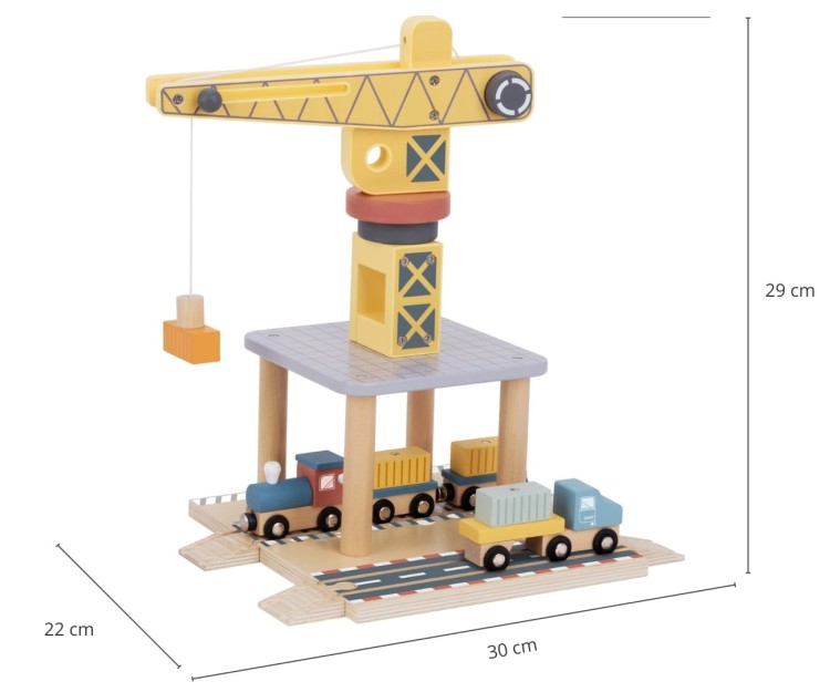 dźwig, żuraw stacja morska dla dzieci, prezent dla chłopca, urodziny, dzień dziecka, święta