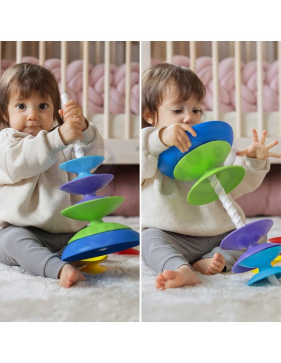 Układanka edukacyjna dla malucha – ćwiczenie koordynacji ręka oko