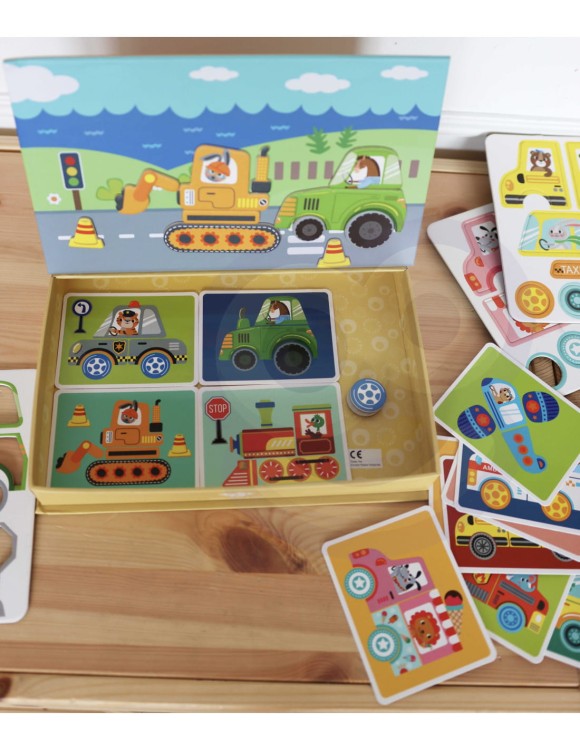 Magnetyczne elementy układanki Montessori – zabawa bez bałaganu