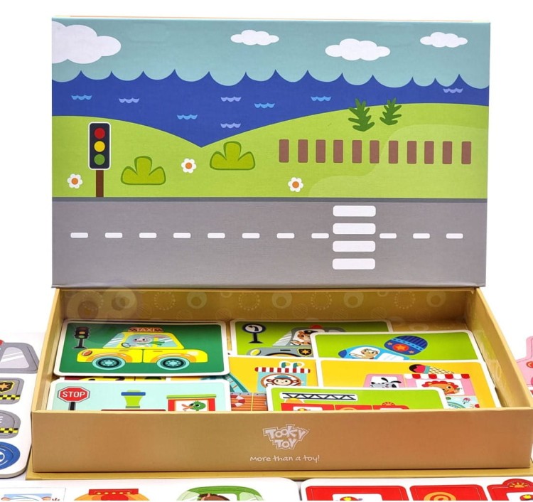 Magnetyczna układanka Montessori – kreatywna zabawa dla dzieci